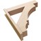 Ekena Millwork 8-in W x 38-in D x 42-in H Balboa Block Rough Cedar Woodgrain TimberThane Outlooker, Primed Tan OUTUR080X38X42BOA44RCPR - alternate 2